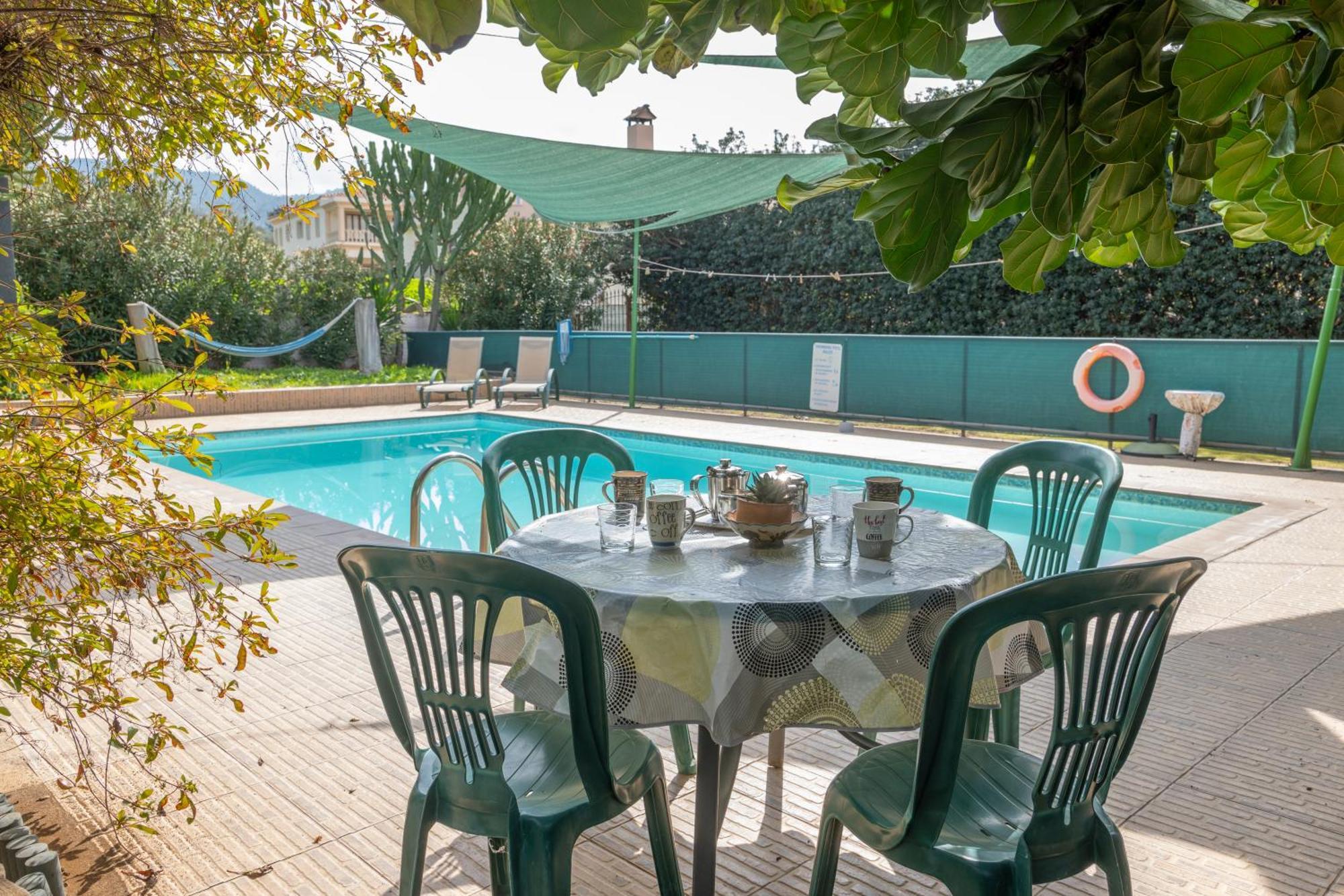 Spiti Damianos Villa Beachfront بوموس المظهر الخارجي الصورة